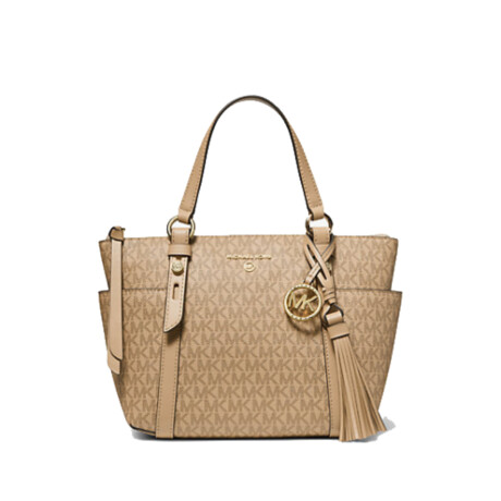 Cartera Michael Kors Beige/Oro 0