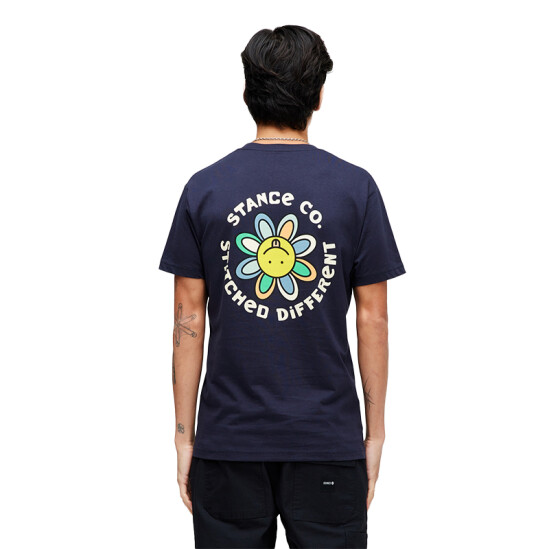 Remera Stance Floral Punch Azul