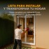 Ventana de PVC Blanco 200 X 200 Puerta Corrediza Cerradura Ventana de PVC Blanco 200 X 200 Puerta Corrediza Cerradura