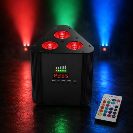 Tacho Led Pls A Batería Pl103a Truss Rgbw 3x4w Tacho Led Pls A Batería Pl103a Truss Rgbw 3x4w