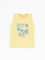 MUSCULOSA ABRAHAM PRINT AMARILLO