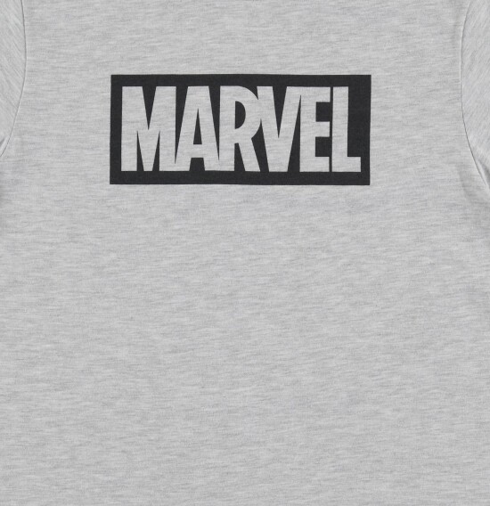 T-shirt de niño teen Marvel GRIS MELANGE