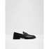 MELVILLE-IN OPEN BLACK LEATHER BLACK