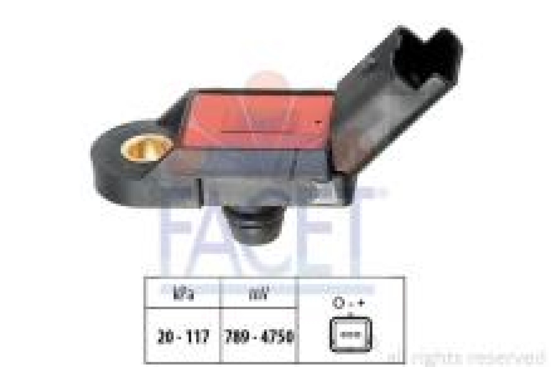 MAP SENSOR PRESION ABSOLUTA CITROEN - PEUGEOT SENSOR MAP XSARA PICASSO 2.0 16V 9639418980 FAE 