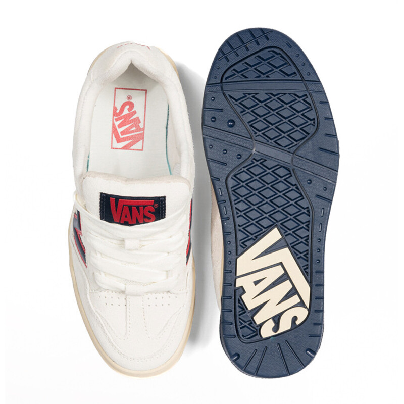 Championes Vans Upland VNTG Hombre VN000D70YF91 Blanco-rojo