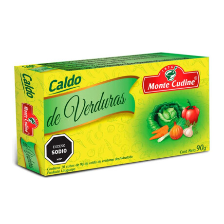 CALDO MONTE CUDINE X10U VERDURAS CALDO MONTE CUDINE X10U VERDURAS