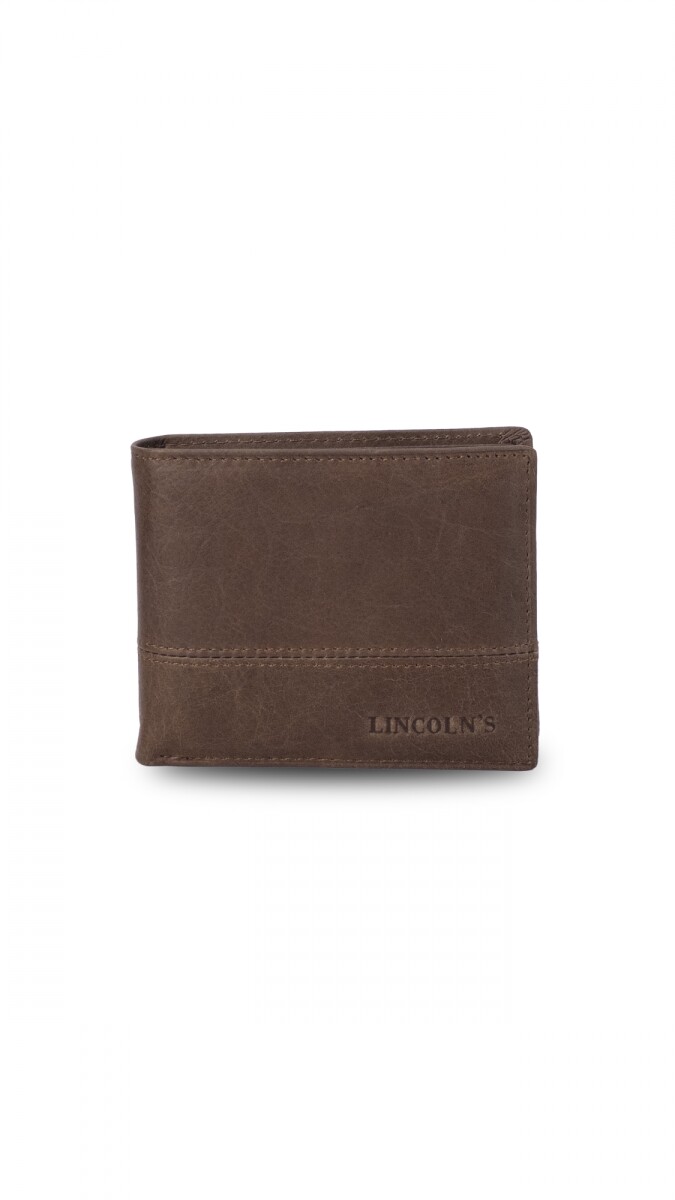 BILLETERA HOMBRE GOYA - TOSTADO 