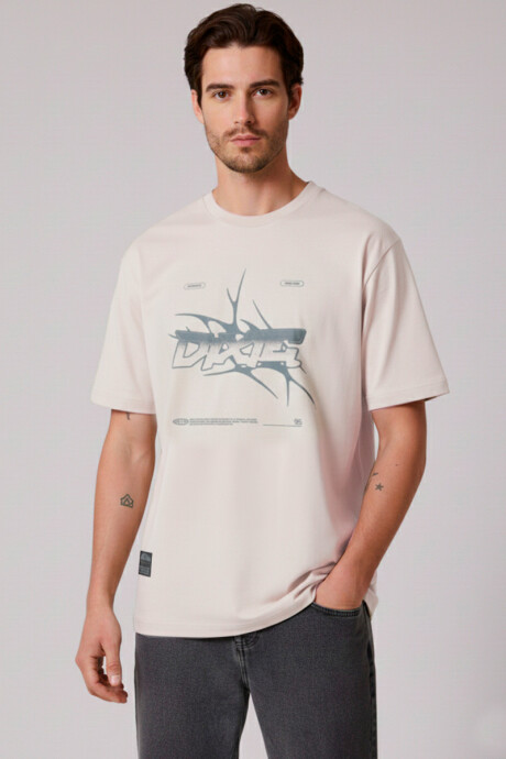 T-SHIRT MAGRON DIXIE Marfil