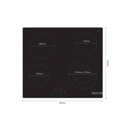 Placa vitrocerámica Bosch 60 cm PKF611BB8E