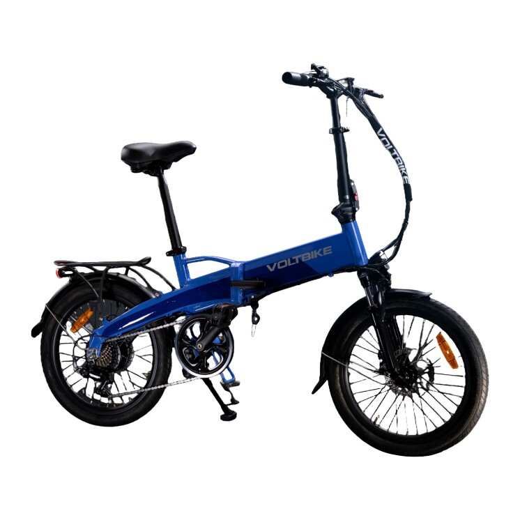 Bicicleta Eléctrica Voltbike Plegable Azul