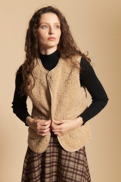 CHALECO DEMPSIE Beige