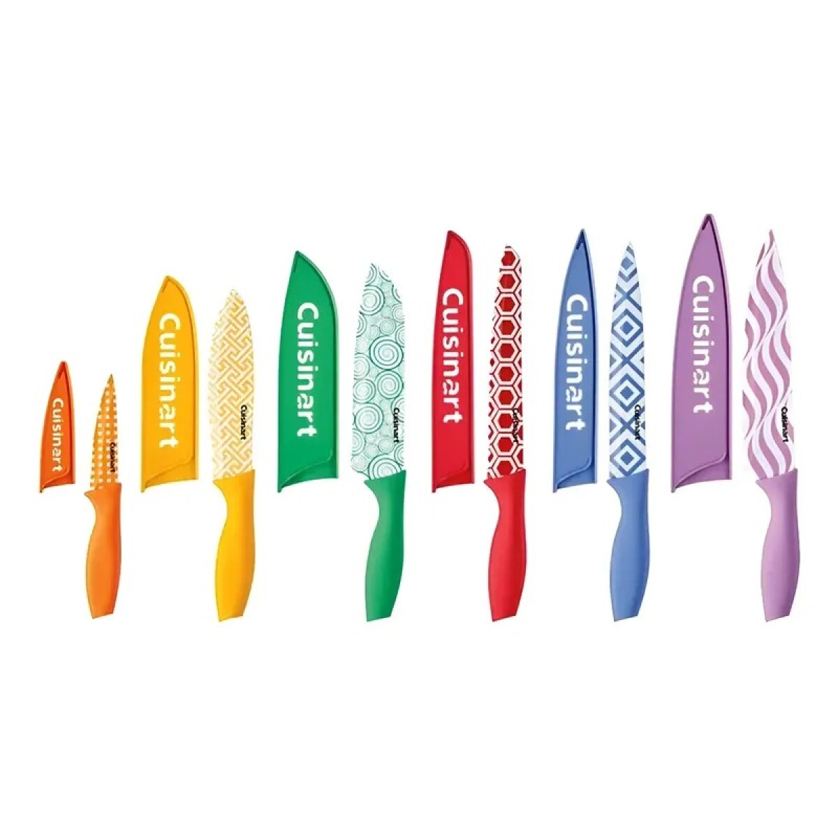 Juego De 6 Cuchillos Multicolor con protector - Cuisinart - C55-12pr2 