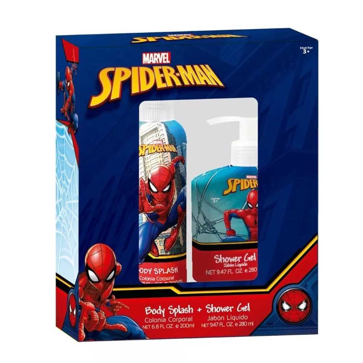Set Body Splash Disney Spiderman 200 Ml. 