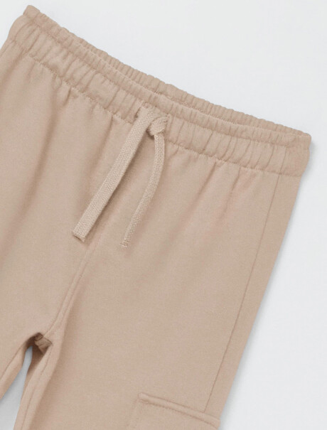 PANTALÓN INFANTIL TIPO CARGO BEIGE