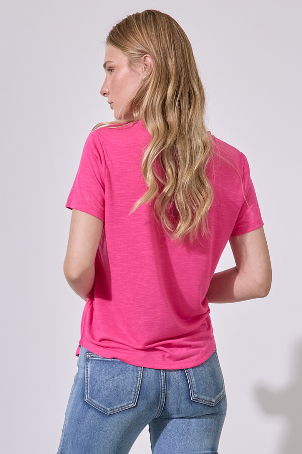 Remera Tachas FUCSIA