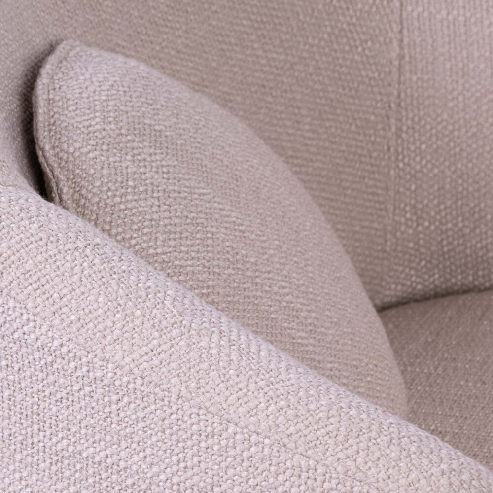 BUTACA GIRATORIA TELA NATURAL-BEIGE PARIS BEIGE