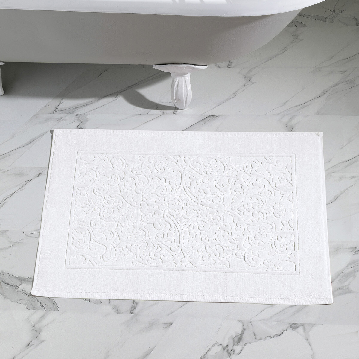 Toalla Piso Confort Dohler 100% Algodón 50 x 70 cm - BLANCO 