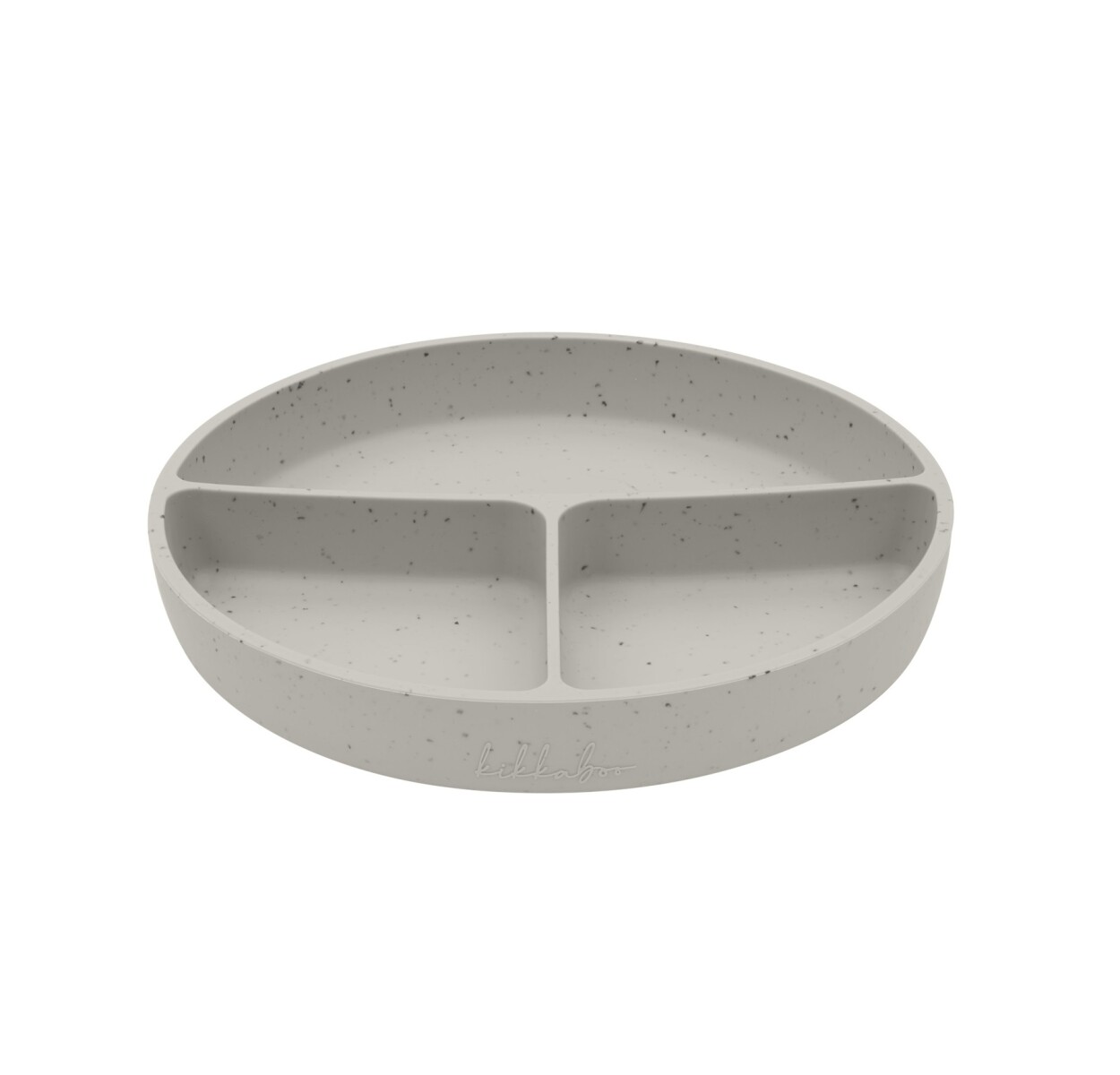Plato con divisiones y ventosa Kikkaboo - Beige 