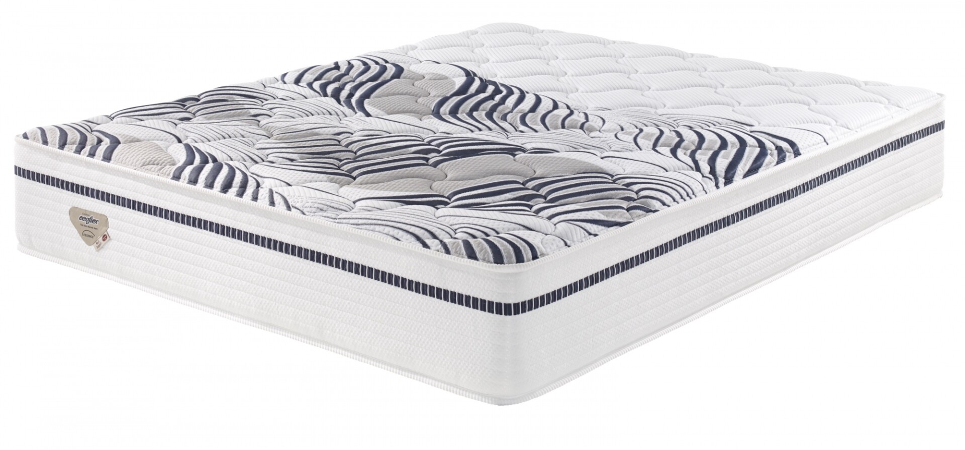 Colchón Resortes 2 Plazas ECOFLEX MULTI SUPPORT 138 x 188 x 31 cm 