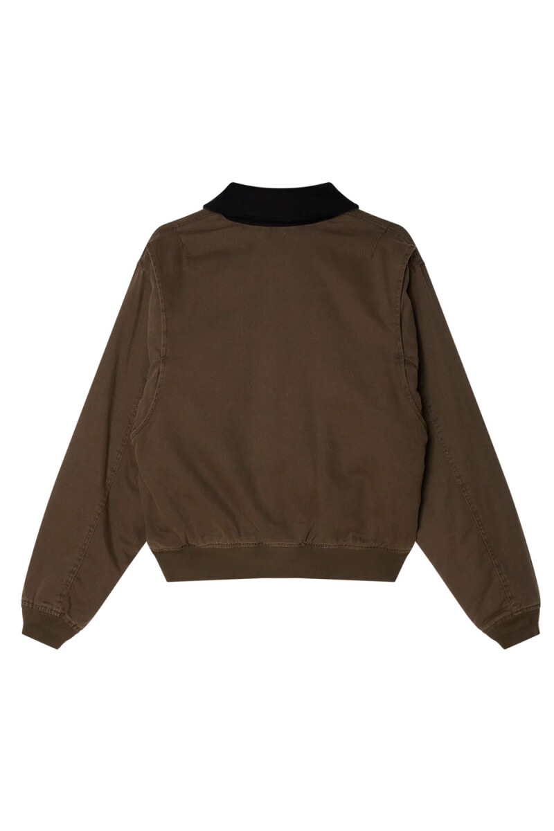 OBEY FADE WASH CWU JACKET Verde