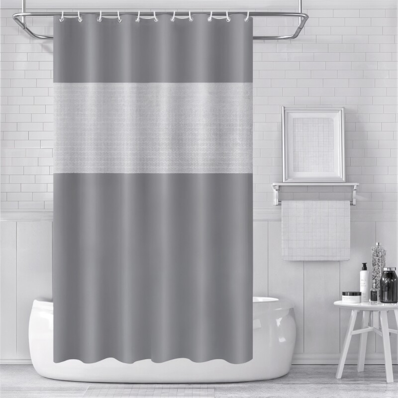 Cortina de baño 180 x 200 GRIS