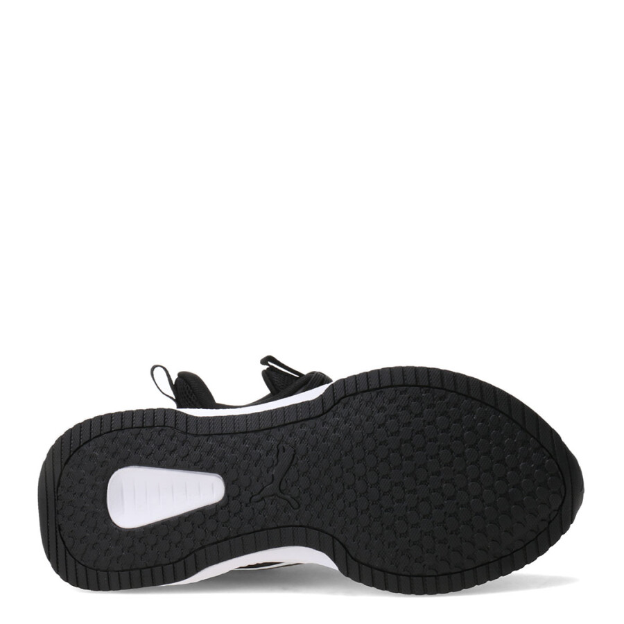 Championes de Niños Puma Flyer Lite 4 Junior Negro - Blanco