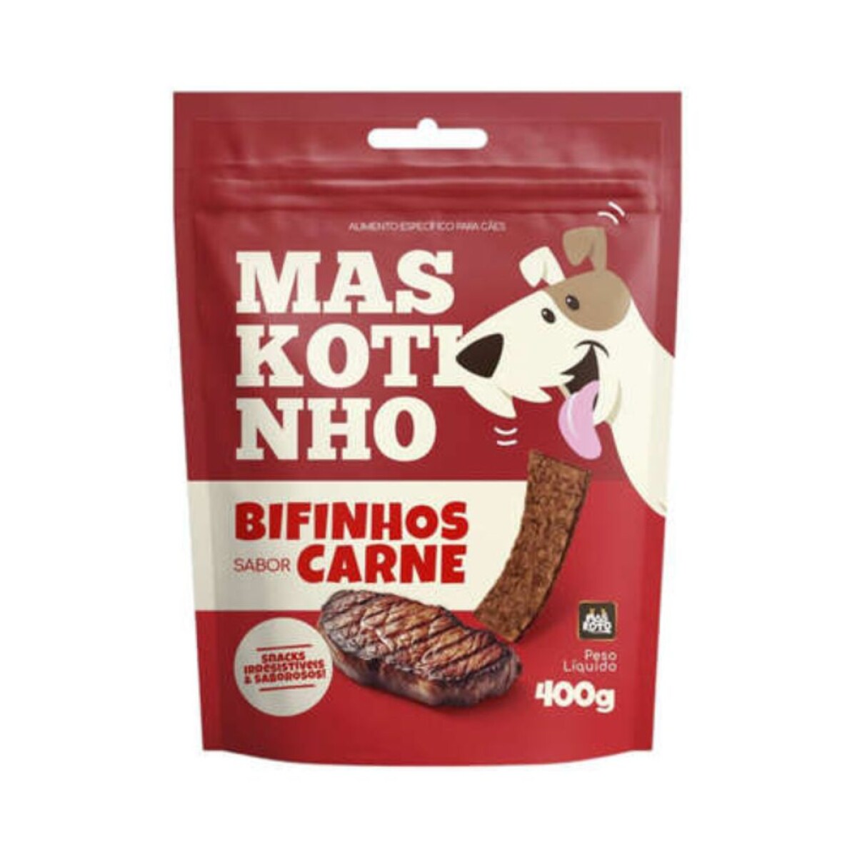 Bifinho Tira de Asado Maskotinho Carne 400 g 