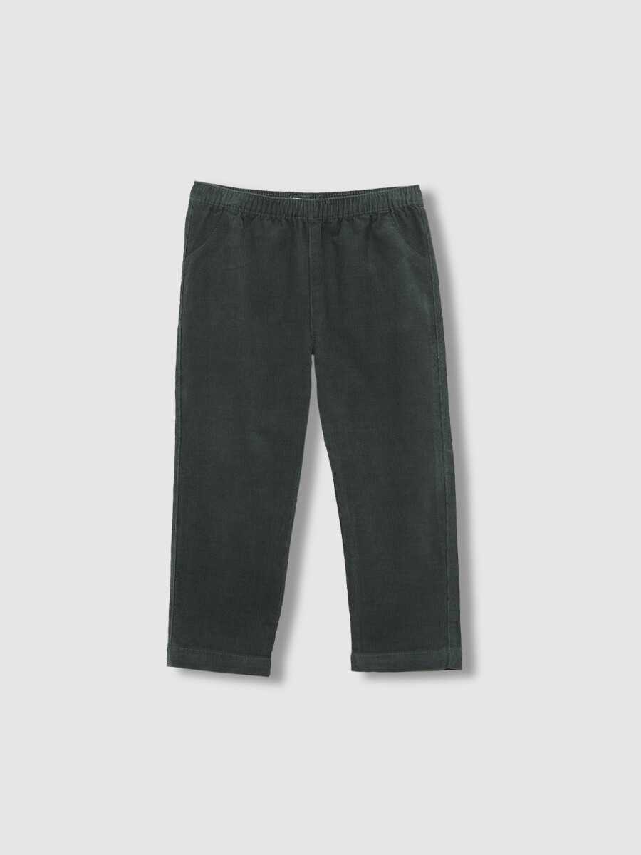 Pantalon Micropana Todo Gomas Verde Oscuro