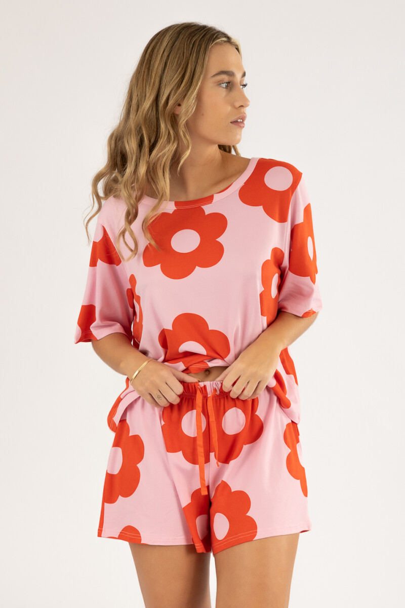 Pijama mica Rosado