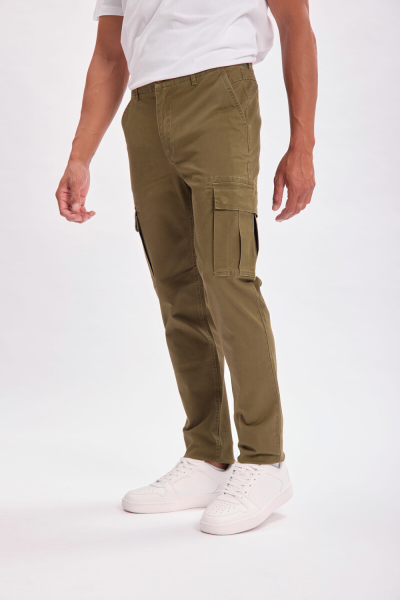 Pantalón cargo Verde Militar