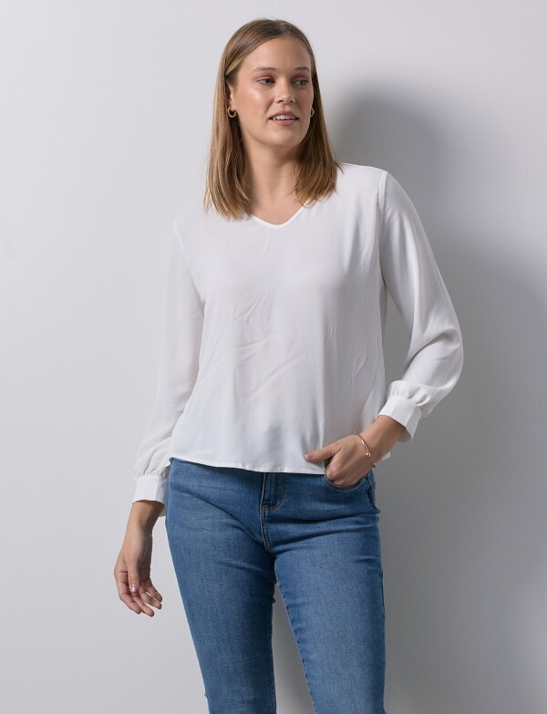 Blusa Gasa BLANCO
