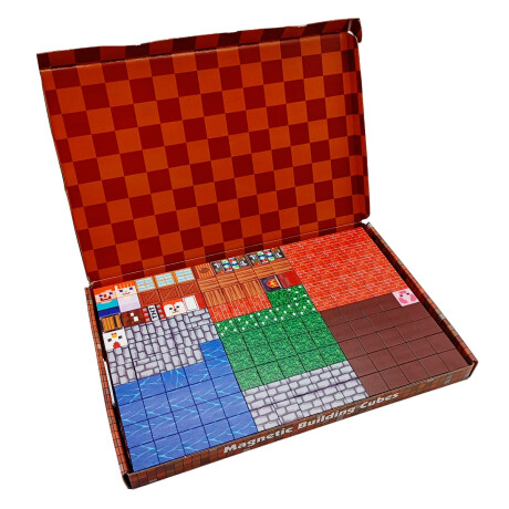 Juego Bloques Magnéticos 150p Cubo Novedad Minecii Juego Bloques Magnéticos 150p Cubo Novedad Minecii