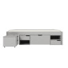 Cama 1 plaza Con Cajones - Linea Charme Gris