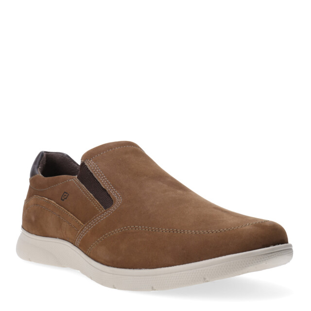 Zapato de Hombre Freeway Casual Marrón Alga (Nobuk)