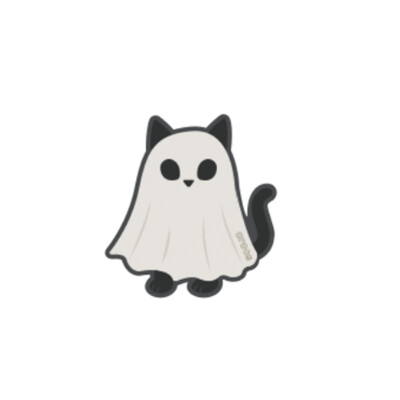 Jibbitz™ Charm Ghost Kitty Multicolor