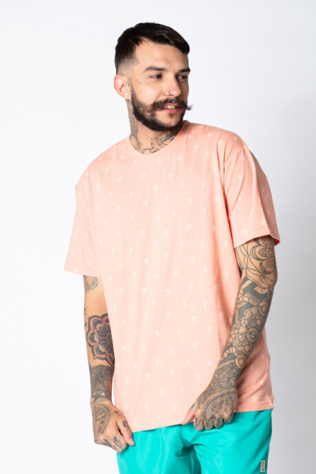 T-SHIRT THAITI DIXIE Coral