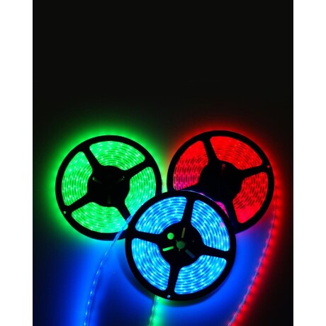 Kit Tira Rollo Led Rgb 5 Mts Con Control Y Efectos 220v Kit Tira Rollo Led Rgb 5 Mts Con Control Y Efectos 220v