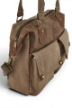 Morral de lona vintage Marrón