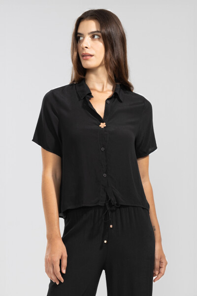 SHORT SLEEVE SHIRT Black