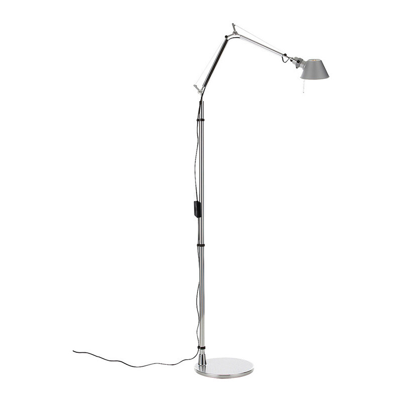 Lámpara de Pie decorativa charlotte Lámpara de Pie Charlotte Plateado