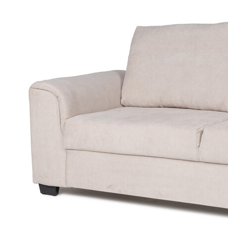 Sofá Aston (Outlet) - Tela Microfibra - 3 cuerpos Berlin 02 (Beige)