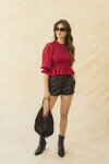 BLUSA OFELIA MAXI RASPBERRY BLUSA OFELIA MAXI RASPBERRY