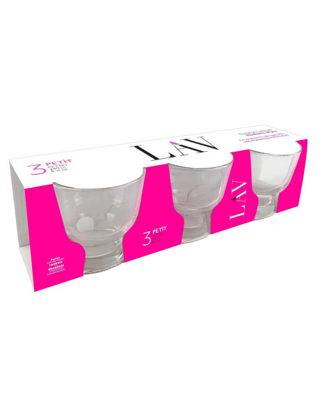 SET 3 COPAS HELADO 240CC PETIT LAV SET 3 COPAS HELADO 240CC PETIT LAV
