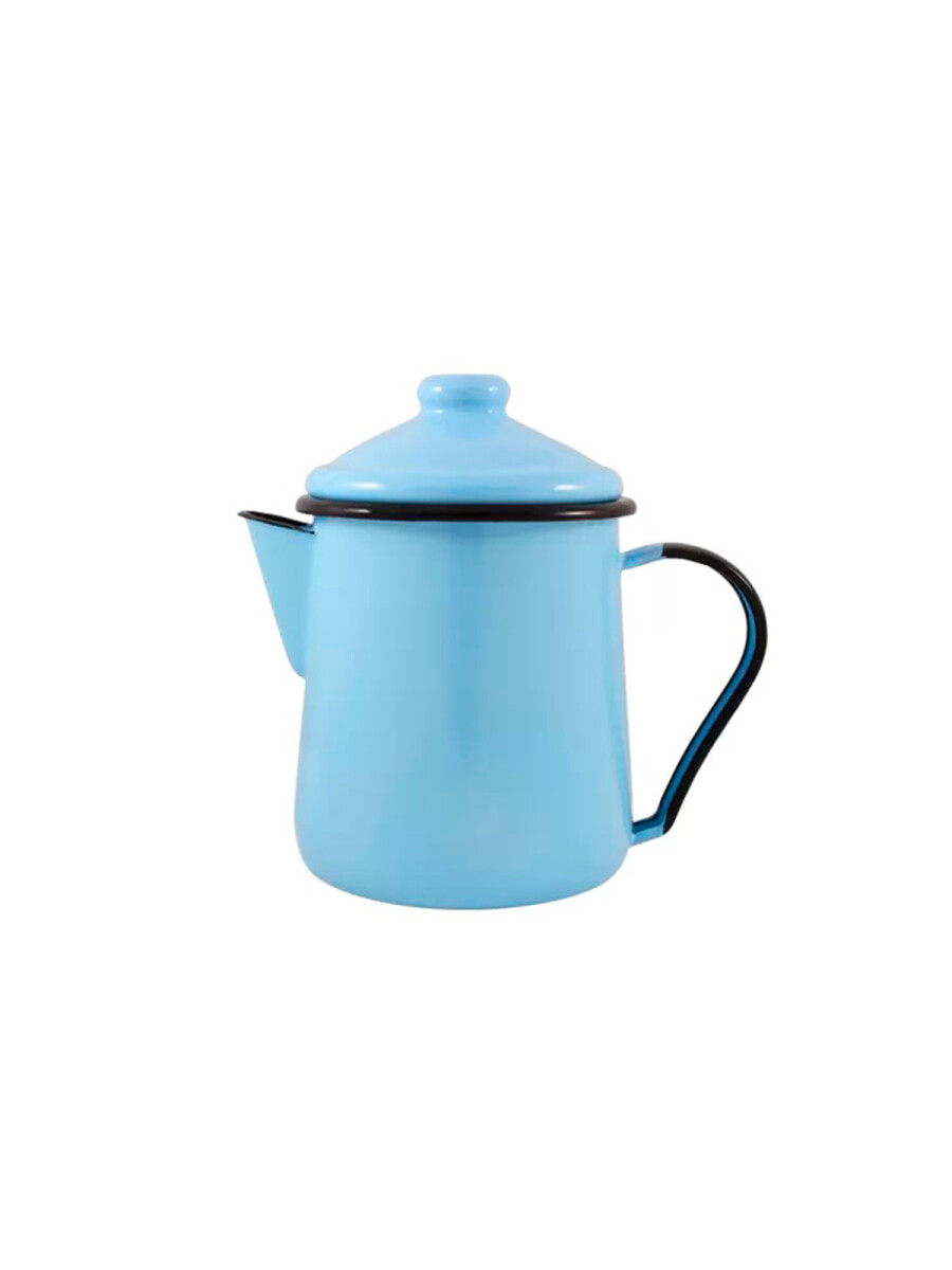 Jarra Lechera / Cafetera con Tapa - Celeste 