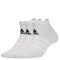 Medias de Hombre Adidas X3 Light Blanco - Negro