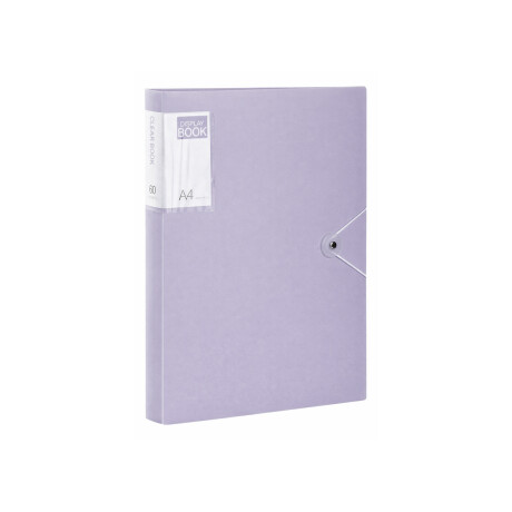 Carpeta A4 con 60 folios y elastico Lila