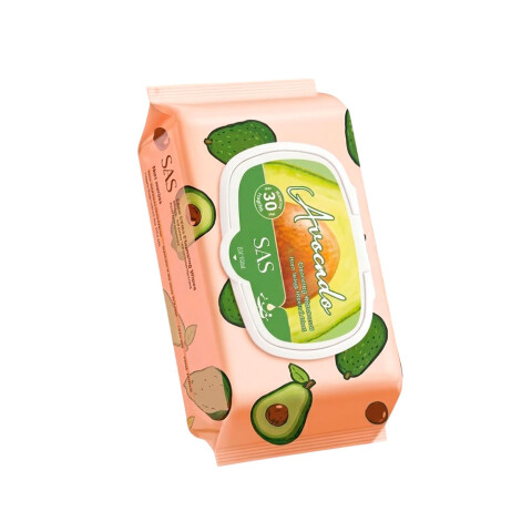 SAS Toallitas desmaquillantes fragancia de palta x30 Sas Toallitas Desmaquillantes Fragancia De Palta X30