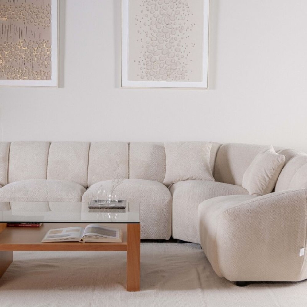 Sofá Esquinero Tratto / Crudo Sofá Esquinero Tratto / Crudo