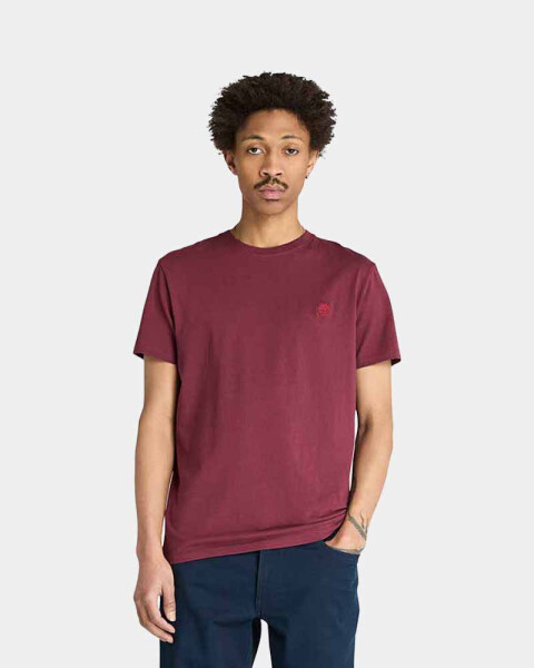 Polo Oyster River Manga Corta Slim Fit Hombre Burgundy