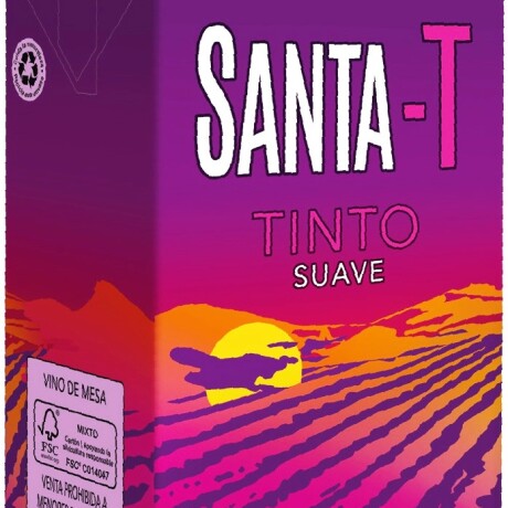 VINO SANTA T TETRA 1L TINTO SUAVE VINO SANTA T TETRA 1L TINTO SUAVE